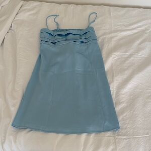 Beginning Boutique Blue Midi Dress